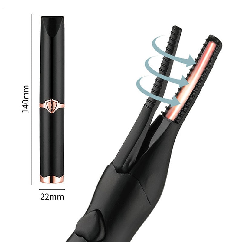 Rizador eléctrico de pestañas para un look glamuroso al instante