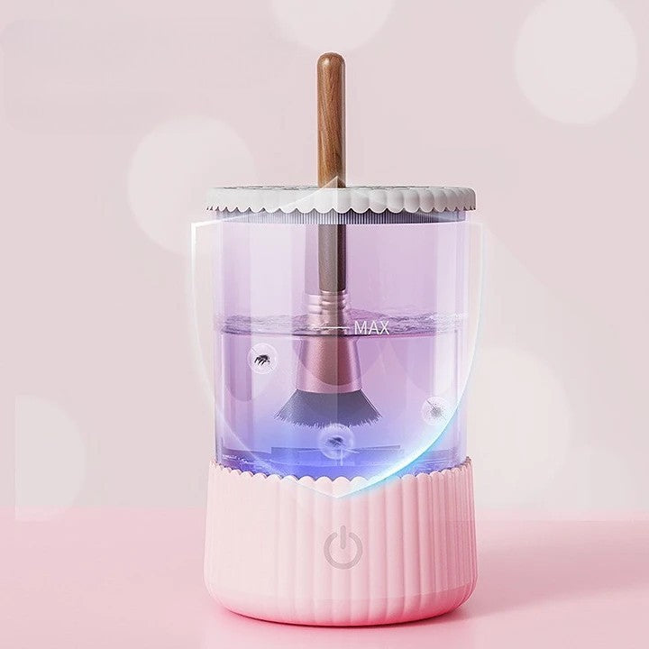 Regalo Perfecto-Limpia Brochas de Maquillaje Eléctrico Recargable