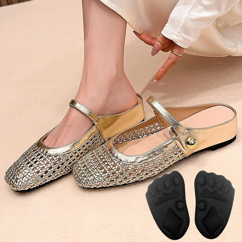 👡 ¡50 % de descuento! ☁️ Mules Mary Jane de punta cuadrada tejidas para mujer