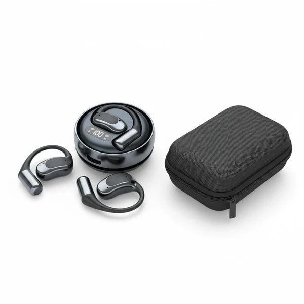 🎧Audífonos Inalámbricos Open-Ear | 72h de Batería + Reducción de Ruido AI + Ideal para Deportes✨