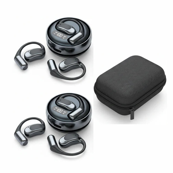 🎧Audífonos Inalámbricos Open-Ear | 72h de Batería + Reducción de Ruido AI + Ideal para Deportes✨