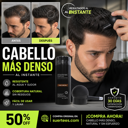 🔥Kit de fibras de construcción del cabello para el adelgazamiento del cabello y calvicie