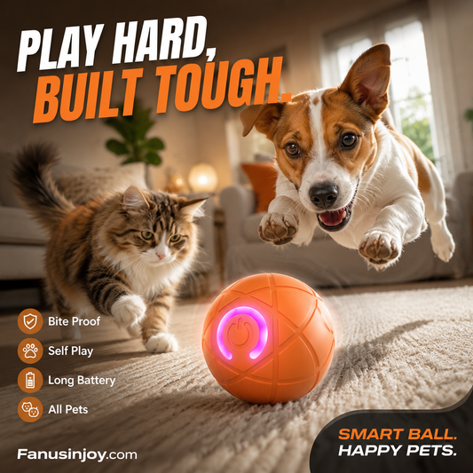 🐱🐶Que las mascotas ya no se sientan solas - Pelota Inteligente Rebotadora Automática