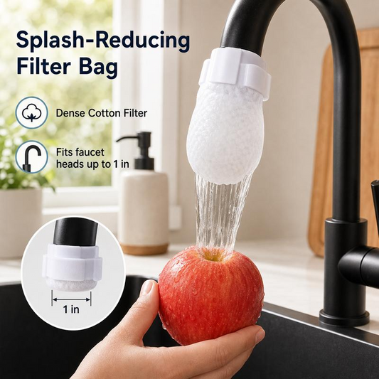 Filtro antisalpicaduras para grifos de cocina, para eliminar sedimentos y óxido