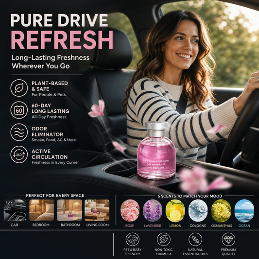 ✨️✨️¡Increíble 50% DESCUENTO!🌿Compra 1 Lleva 2🌺Perfume Premium para Aire Fresco！🚗Perfume de Coche de Larga Duración