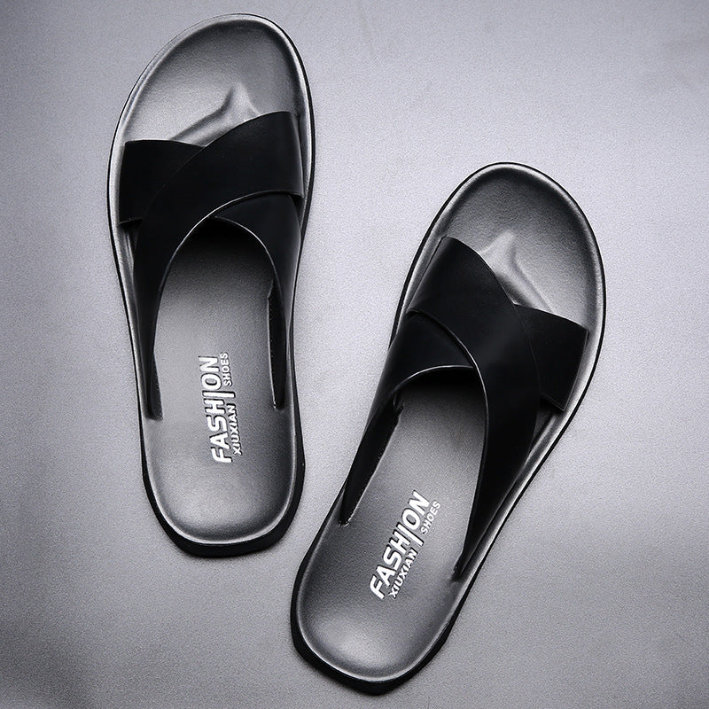 📢📢40% OFF !! ⏰ NEW MEN'S BEACH SANDALS IN GENUINE LEATHER™👞🌞