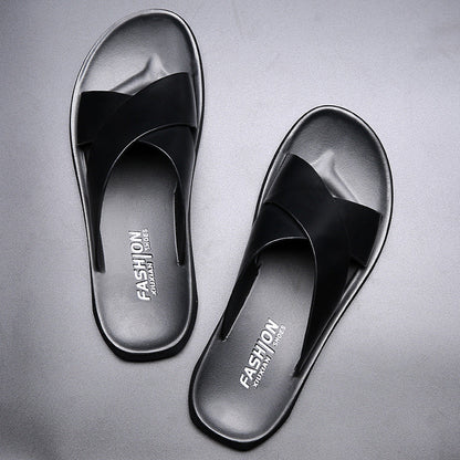 📢📢40% OFF !! ⏰ NEW MEN'S BEACH SANDALS IN GENUINE LEATHER™👞🌞