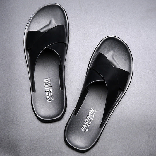 📢📢¡50% OFF!! ⏰ NUEVAS SANDALIAS DE PLAYA PARA HOMBRE EN CUERO GENÜINO™👞🌞