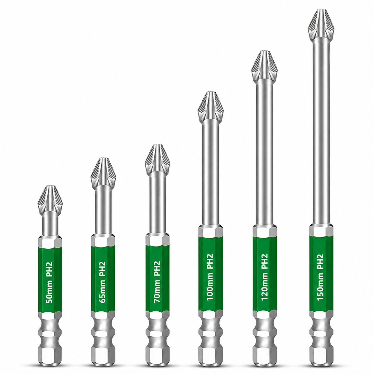 📢 ¡50% DE DESCUENTO!🔥✨ Juego de Puntas Phillips Magnéticas – Agarre Antideslizante y Resistencia al Impacto para Bricolaje y Reparaciones