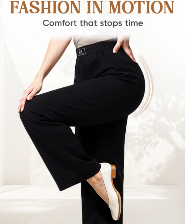 ¡🌷ÚLTIMO DÍA DE OFERTA 50% DE DESCUENTO!!💥Pantalones elásticos de tiro alto con caída perfecta y ajuste sin cierre