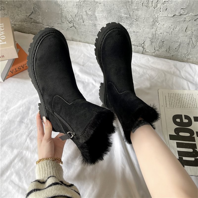 Botas de Invierno y Nieve de Forro Polar para Mujer