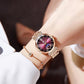 ⏳¡OFERTA RELÁMPAGO! ¡50 % DE DESCUENTO! 🔥Reloj de moda para mujer con diseño de diamantes, luna y estrellas