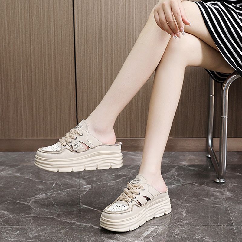 🔥 Rebajas de año nuevo🔥 Zapatos ligeros y transpirables con suela gruesa y cavidad para mujer