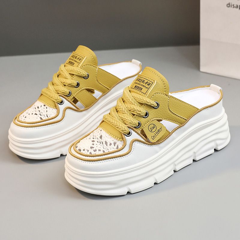 🔥 Rebajas de año nuevo🔥 Zapatos ligeros y transpirables con suela gruesa y cavidad para mujer