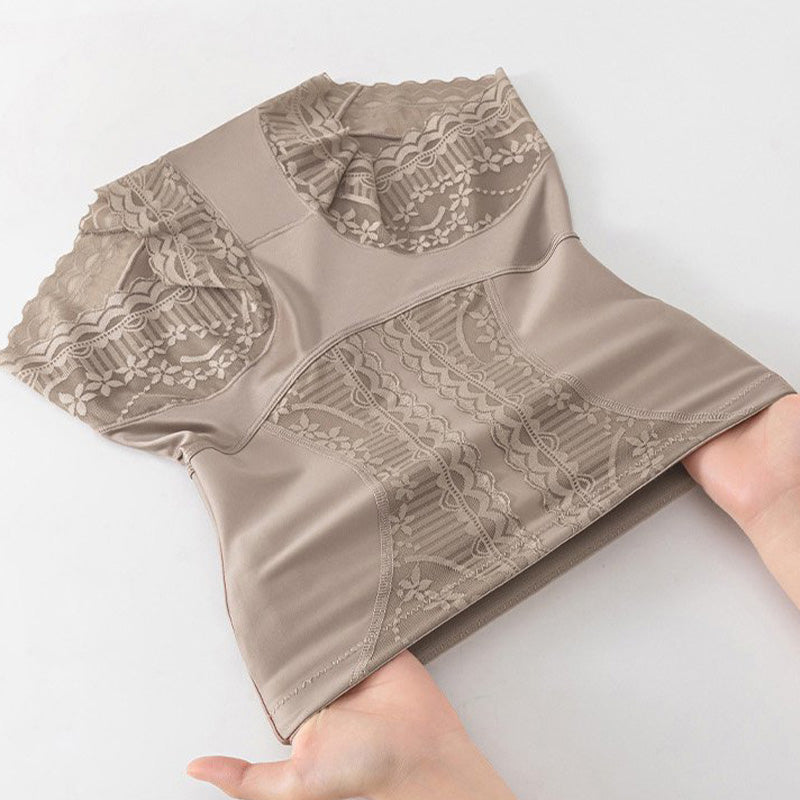 Ropa interior de cintura alta de encaje - Cintura esbelta Control de barriga Elevación de cadera