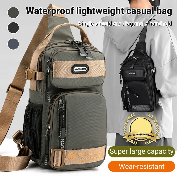2025 Bolso de pecho casual de tela Oxford ajustable