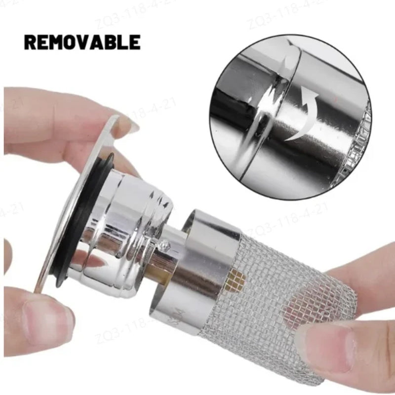 ⏳🔥¡50 % DE DESCUENTO POR TIEMPO LIMITADO! ⏰ 🛠️✨ Filtro de Drenaje de Piso de Acero Inoxidable – Durable y Fácil de Limpiar 🔧