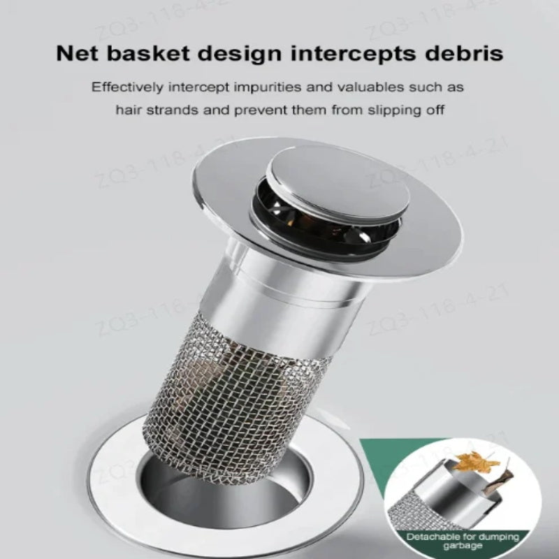 ⏳🔥¡50 % DE DESCUENTO POR TIEMPO LIMITADO! ⏰ 🛠️✨ Filtro de Drenaje de Piso de Acero Inoxidable – Durable y Fácil de Limpiar 🔧