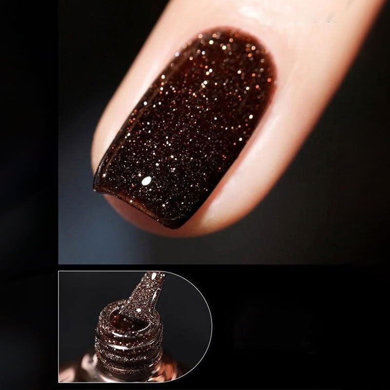 👍Envío gratis💥Esmalte de uñas en gel con brillo de alta densidad
