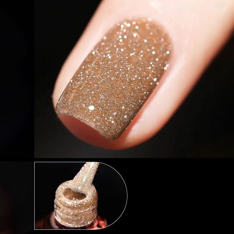 👍Envío gratis💥Esmalte de uñas en gel con brillo de alta densidad