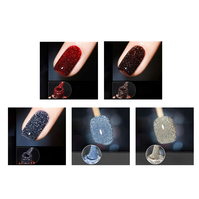 👍Envío gratis💥Esmalte de uñas en gel con brillo de alta densidad