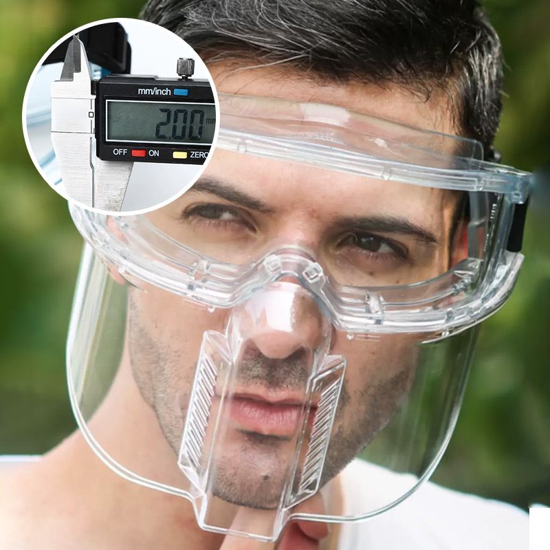 Protector Facial Transparente Ergonómico Multiuso