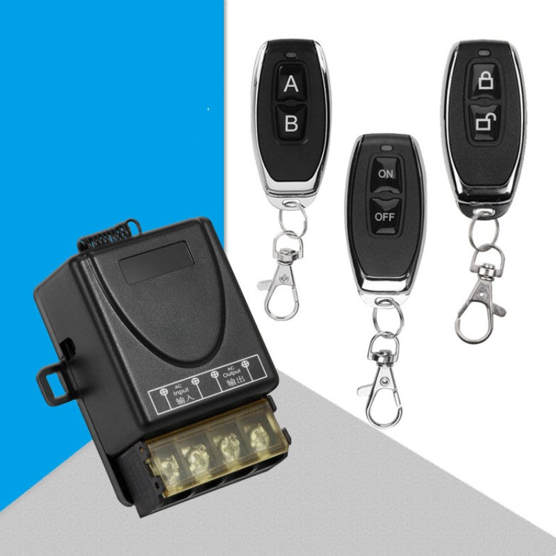 🔌 ¡COMPRA 2 LLEVA 3! ✨ Kit de Interruptor con Mando a Distancia Inalámbrico - Instalación Instantánea con 100m de Alcance para Controlar Luces y Electrodomésticos 🏠💡