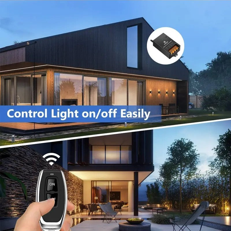 🔌 ¡COMPRA 2 LLEVA 3! ✨ Kit de Interruptor con Mando a Distancia Inalámbrico - Instalación Instantánea con 100m de Alcance para Controlar Luces y Electrodomésticos 🏠💡