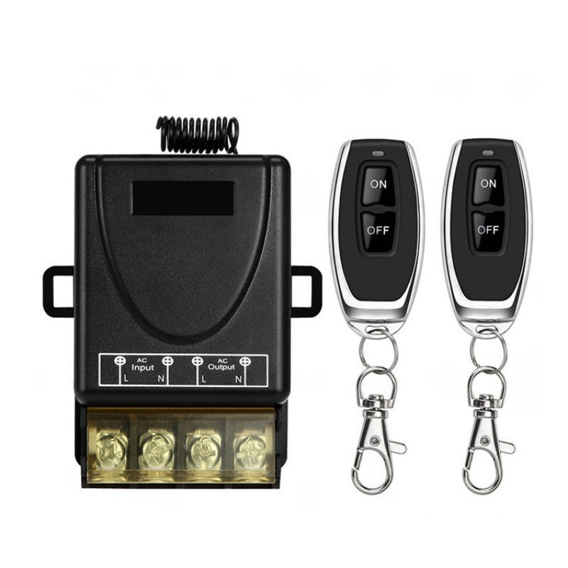 🔌 ¡COMPRA 2 LLEVA 3! ✨ Kit de Interruptor con Mando a Distancia Inalámbrico - Instalación Instantánea con 100m de Alcance para Controlar Luces y Electrodomésticos 🏠💡