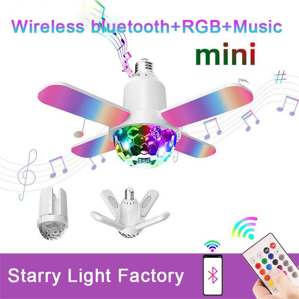 Bombilla Led De Colores Con Sonido