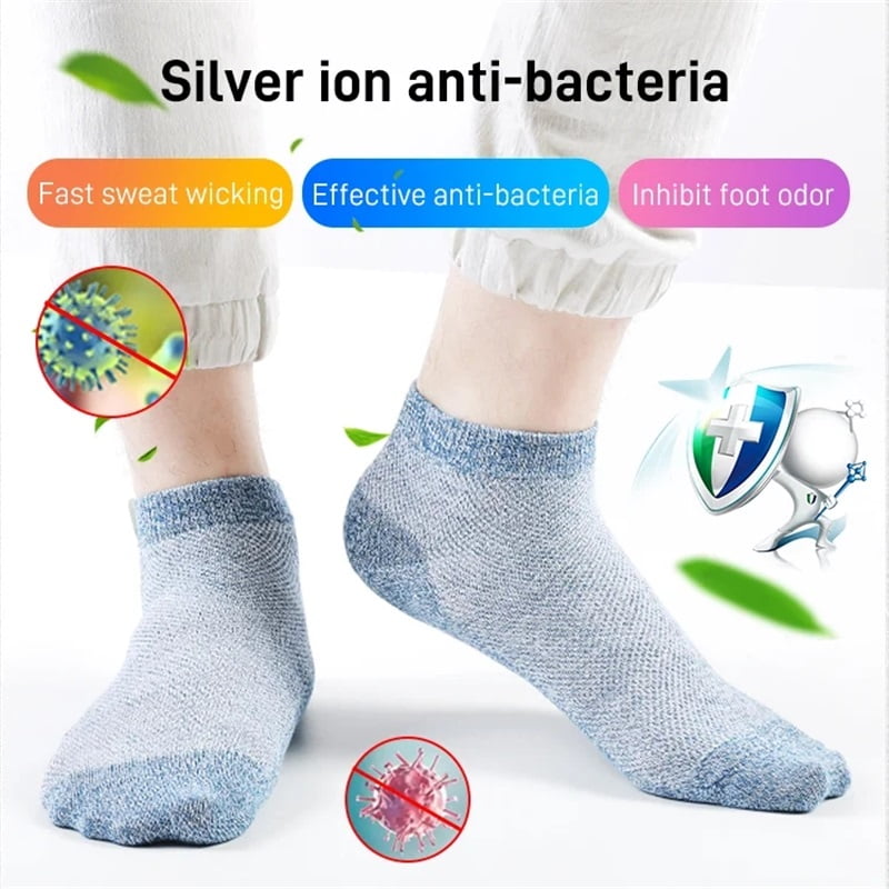 ✨ Oferta por tiempo limitado ✨Calcetines desodorantes antibacterianos transpirables para hombres