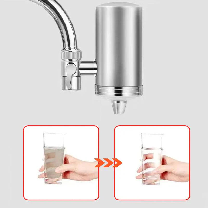 ⏳🔥 ¡Descuento por tiempo limitado! 💧✨ Purificador de agua para grifo sin instalación