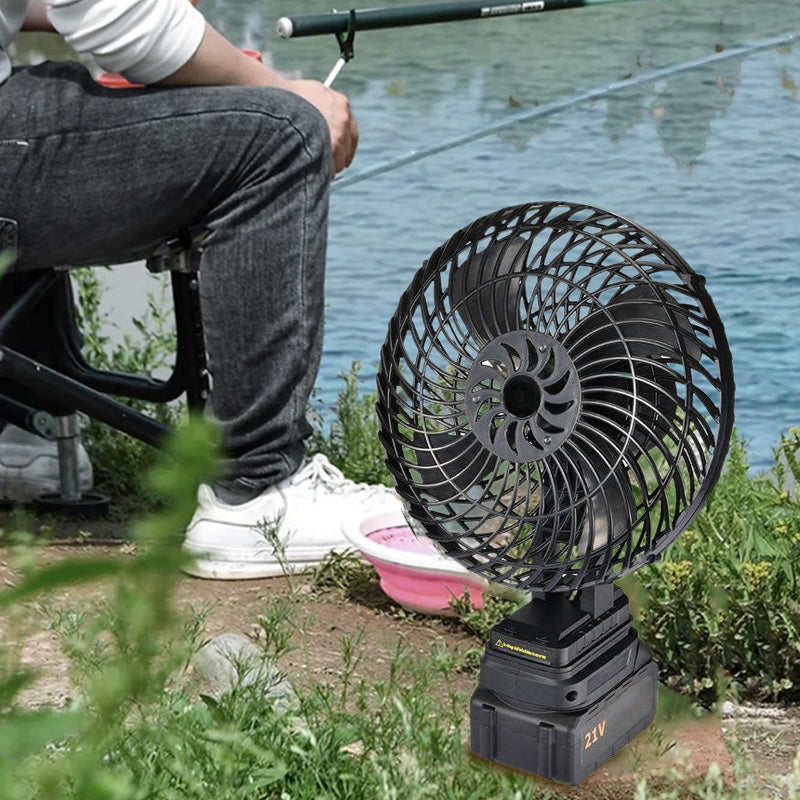 Ventilador de exterior a pilas de 8 pulgadas