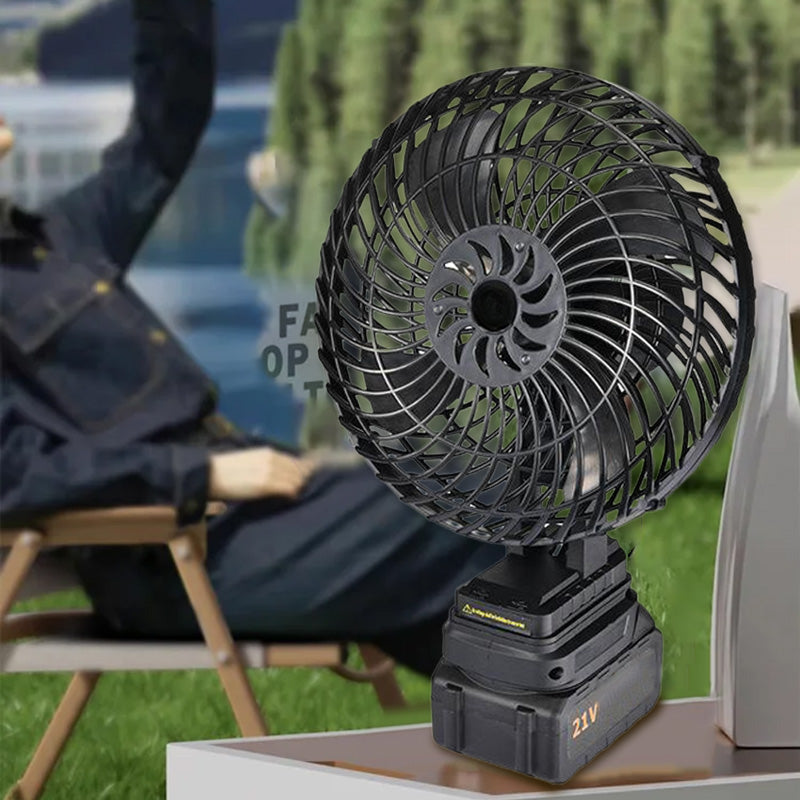 Ventilador de exterior a pilas de 8 pulgadas