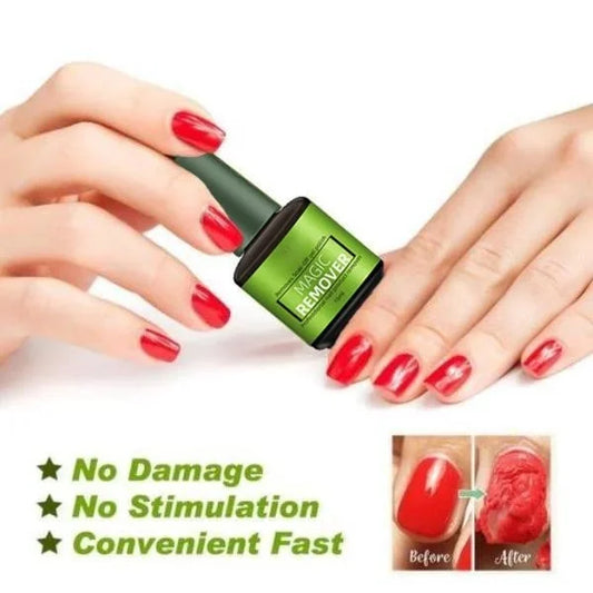 🌿🛡️ ¡50% DTO! Removedor de Gel Mágico – Acción rápida y suave con las uñas. Disuelve el esmalte en gel al instante