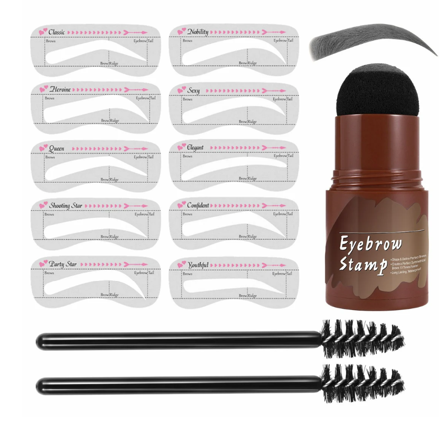 Kit de plantilla y sello para cejas perfectas | Diseño rápido y natural