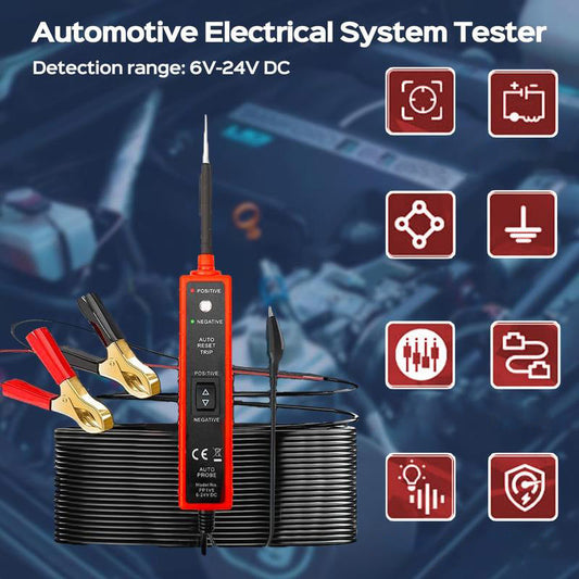 Comprobador de Circuitos de Sistemas Eléctricos de Automoción de 6-24 V CC