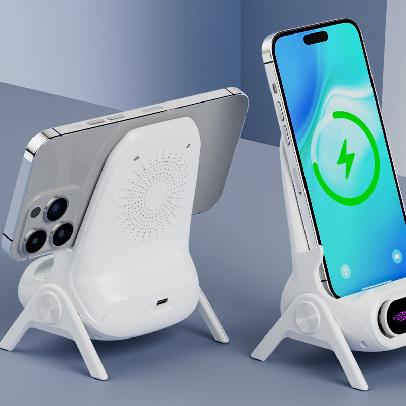 🔥 50 % DE DESCUENTO 🎁 Soporte multifuncional inalámbrico con cargador rápido para teléfono