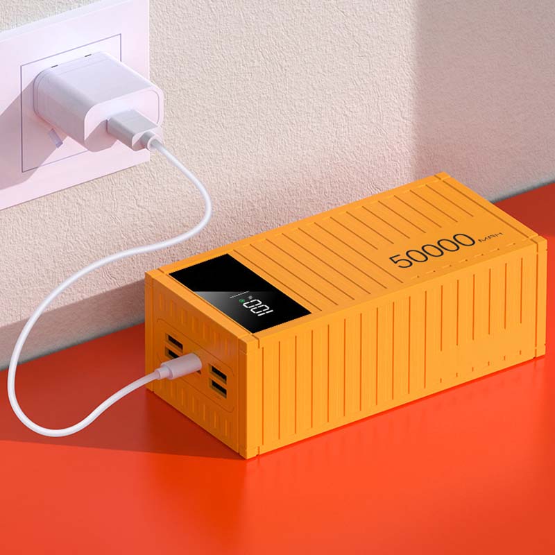 🔥50 % rabatt så lenge lageret rekker!🎉Hurtigladende powerbank med digitalt display