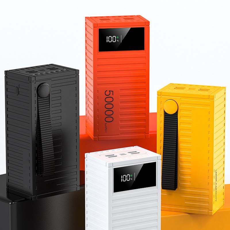 🔥50 % rabatt så lenge lageret rekker!🎉Hurtigladende powerbank med digitalt display