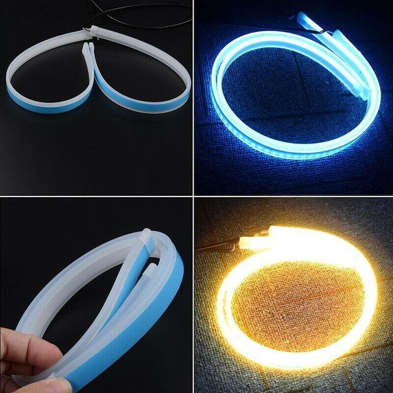 ⏳¡50% de descuento por tiempo limitado⏰ Luz de Señal LED Tipo Flujo Flexible para Auto (2 Piezas) 🚗💡