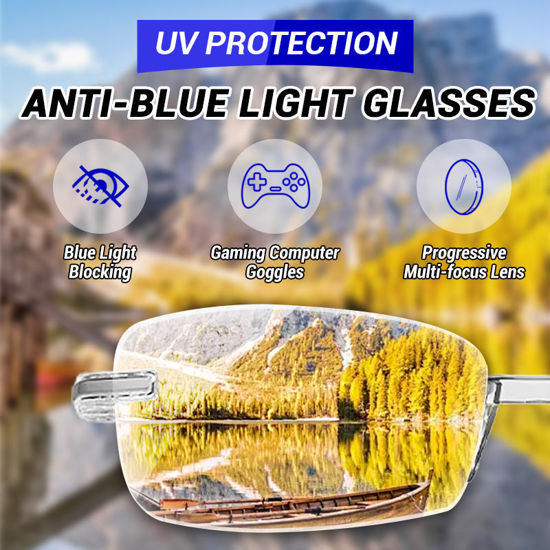 🔥Nuevas Gafas de Lectura de Doble Uso Antiazules de Alta Dureza de Zafiro✨