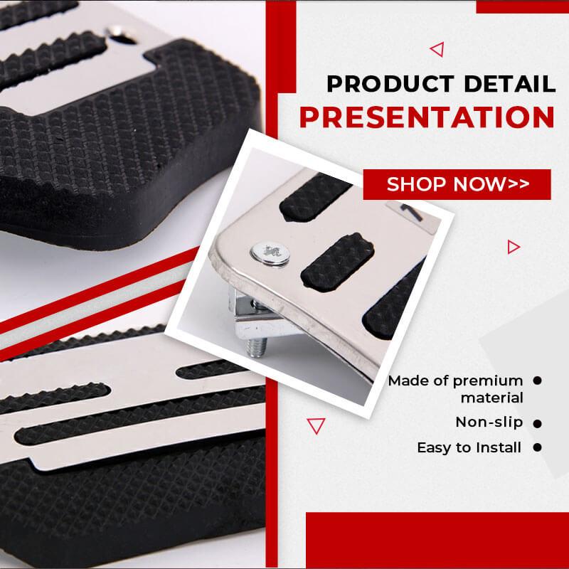 🚗 ¡50% DE DESCUENTO! 🔥 Pedal antideslizante para coche – Agarre seguro y fácil instalación, evita que el pie resbale para una conducción más segura ⚡📦