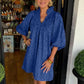 Vestido Elegante Tallado de Color Sólido