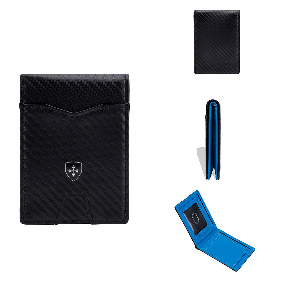 💼🛡️ ¡Mantén tus tarjetas seguras con estilo! Cartera RFID ultradelgada y elegante