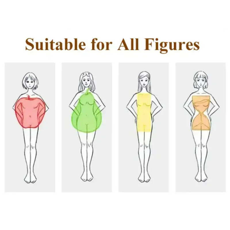 Vestido Largo de Color Sólido Brillante para Mujer