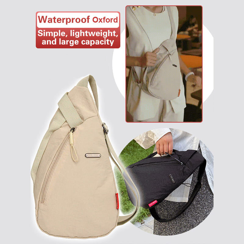 Bolso cruzado unisex de tela Oxford con correa ajustable