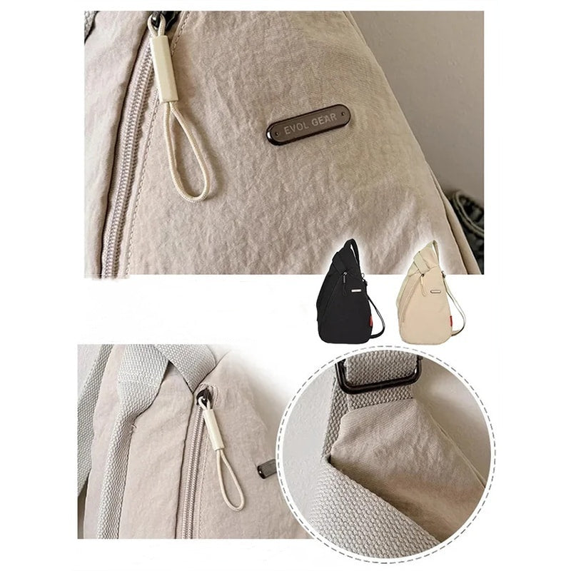 Bolso cruzado unisex de tela Oxford con correa ajustable