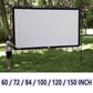 🔥Oferta especial 2026🔥Pantalla gigante portátil para cine al aire libre - Proyección 4K HD con soporte ajustable para fiestas al aire libre 🌟🌙