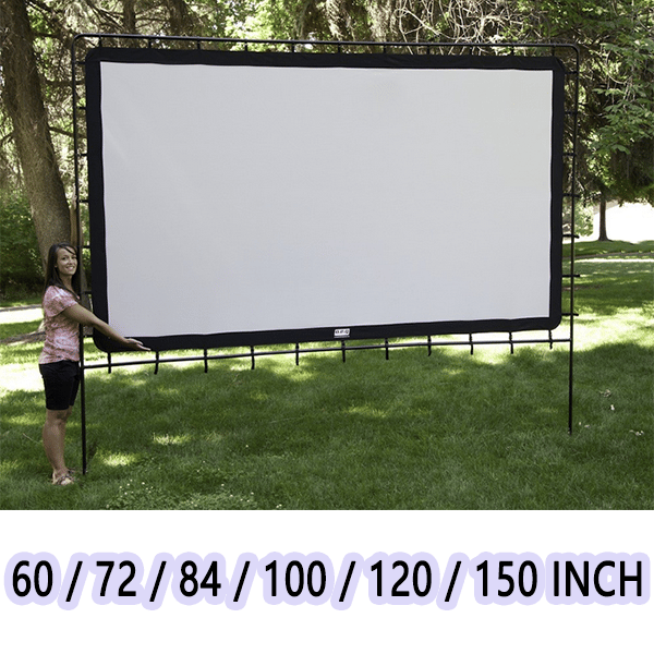 🔥Oferta especial 2026🔥Pantalla gigante portátil para cine al aire libre - Proyección 4K HD con soporte ajustable para fiestas al aire libre 🌟🌙